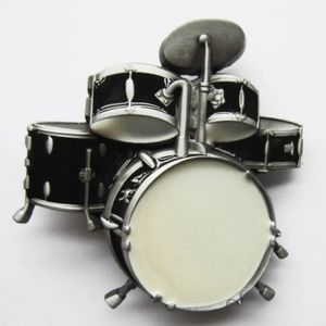 New BLACK Drum set drums Drummer belt buckle approx. 3.75".